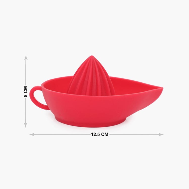 Rosemary-Springfield Solid  Lemon Juicer - Polypropelyne - Lemon Juicer 13 cm x 10 cm x 8 cm -Red