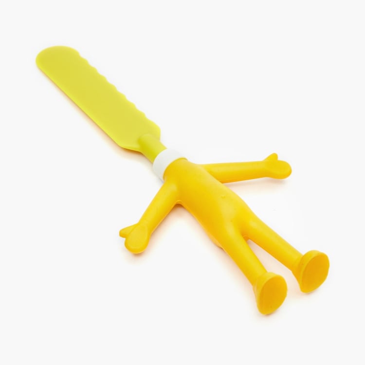 Sydney  Silicone - Butter Knife : 21 cm x 2 cm - Yellow