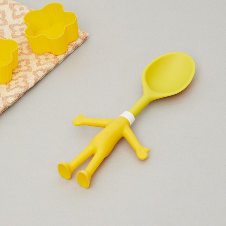 Sydney Solid - Silicone - Spoon : 22 cm x 5.5 cm - Yellow