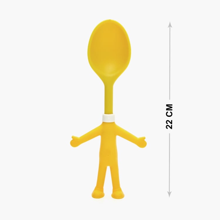 Sydney Solid - Silicone - Spoon : 22 cm x 5.5 cm - Yellow