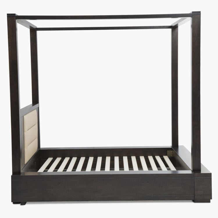 Petals King-Size Low Platform Bed - 214 x 220 x 225 cm
