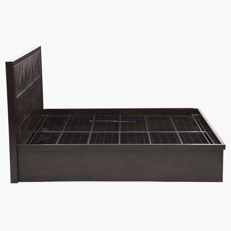 Petals King-Size Bed with Hydraulic Storage - 120 x 192 x 210 cm