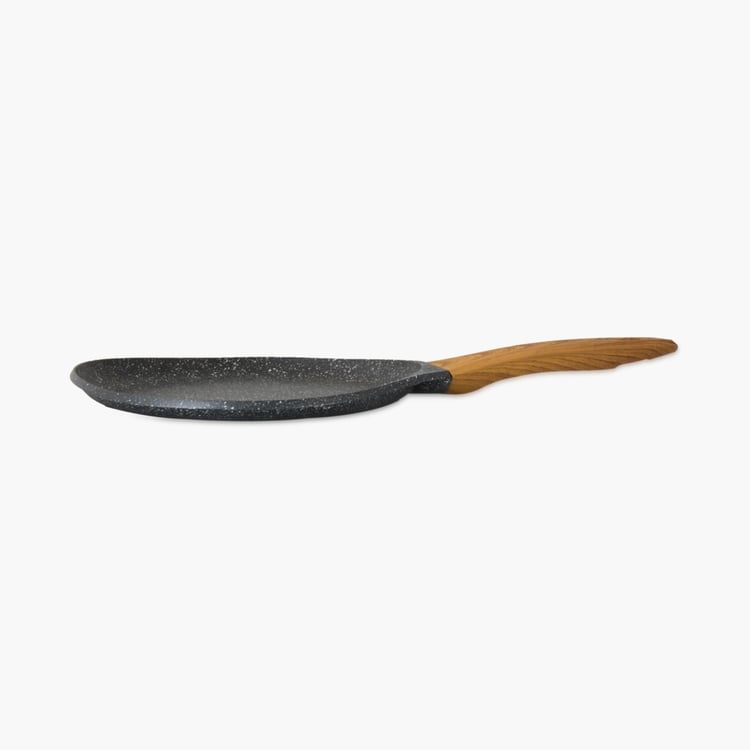 Truffles-Atlas Solid Die Cast Dosa Tawa - Aluminium - Die Cast Dosa Tawa 49 cm x 28 cm x 3 cm -Black