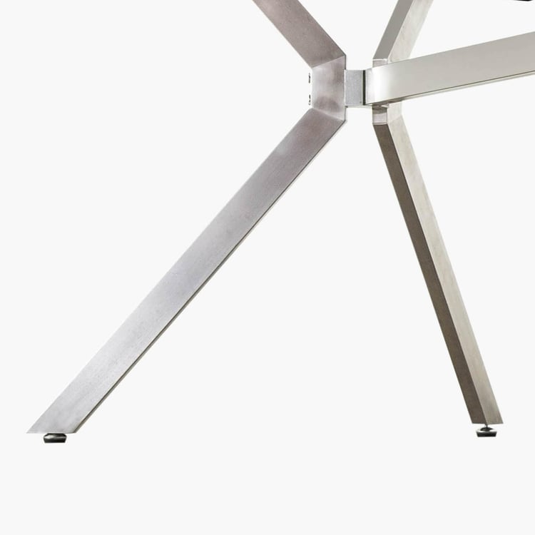 Myd Stark 6-Seater Dining Table Legs - Silver