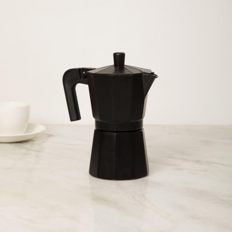 Regent Weston - Black Solid Aluminium Coffee Maker