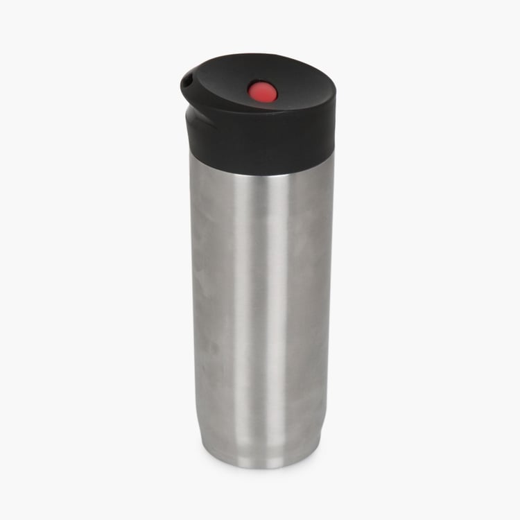 Regent-Weston Solid Bottle - Stainless Steel -  Travel Mug - 7 cm  L x 7 cm  W x 21 cm  H - 380ml - Silver