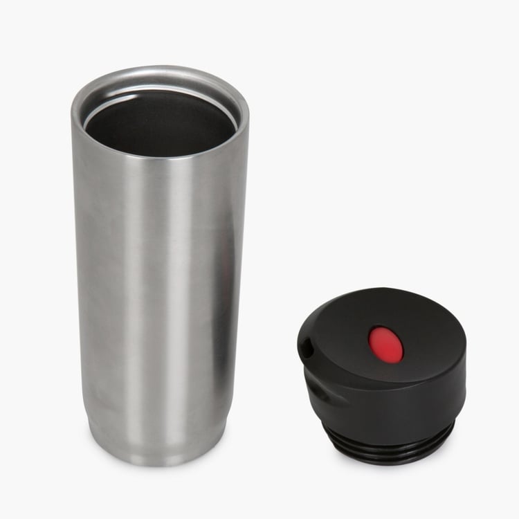 Regent-Weston Solid Bottle - Stainless Steel -  Travel Mug - 7 cm  L x 7 cm  W x 21 cm  H - 380ml - Silver