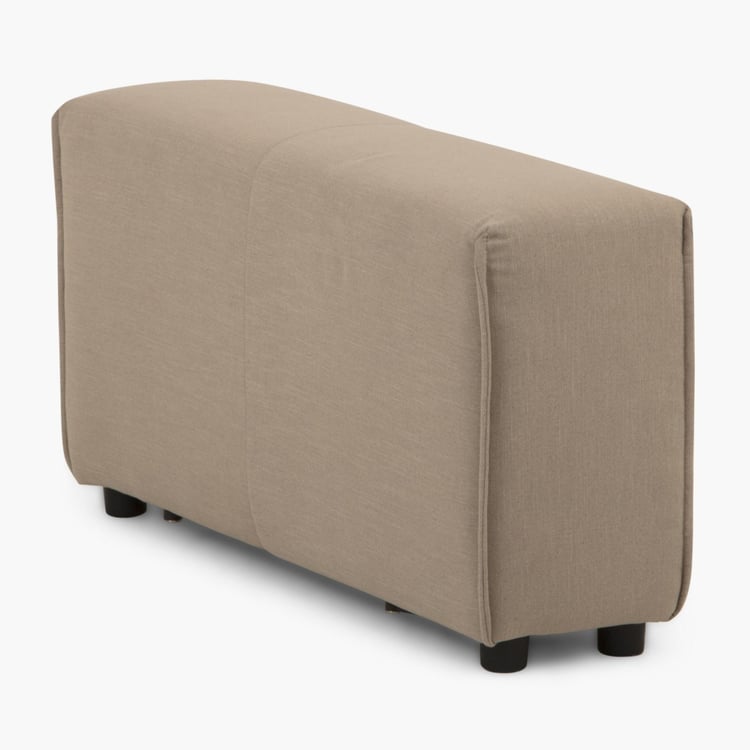 Dallas Chaise Fabric Modular Armrest - Beige