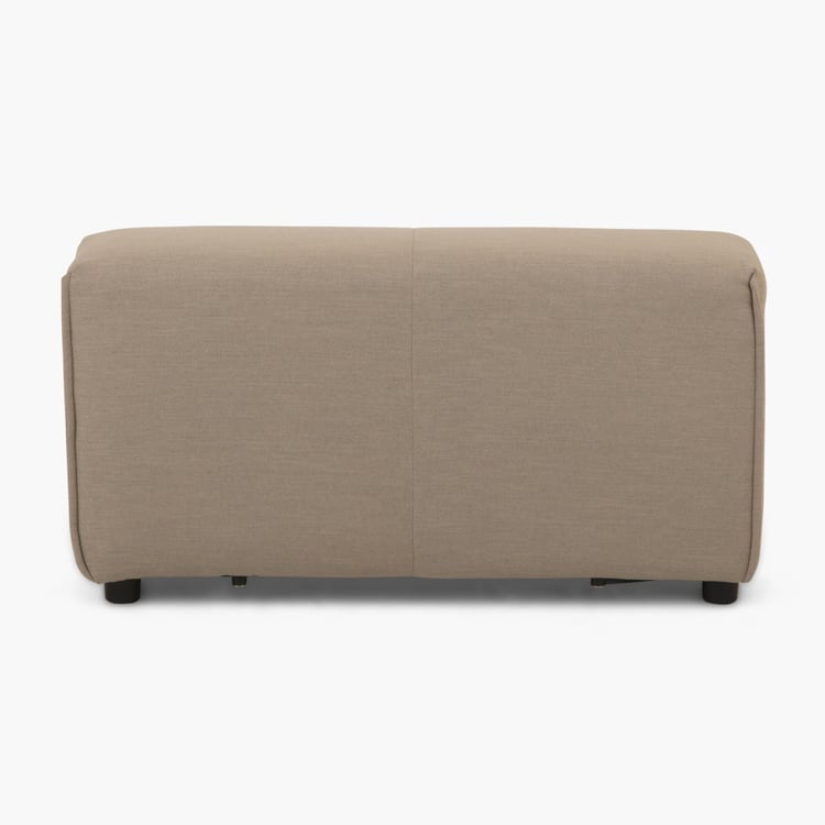 Dallas Chaise Fabric Modular Armrest - Beige