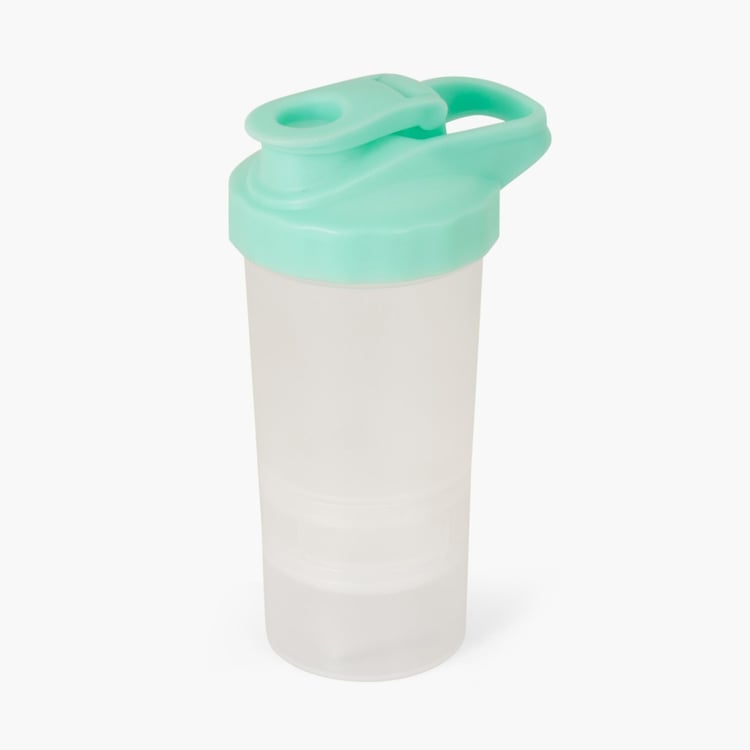 Atlantis-Syria Solid Bottles - Plastic -400ml -Container 7 cm L x 7 cm W x 5 cm HBottle 11 cm L x 22.5 cm H -Blue