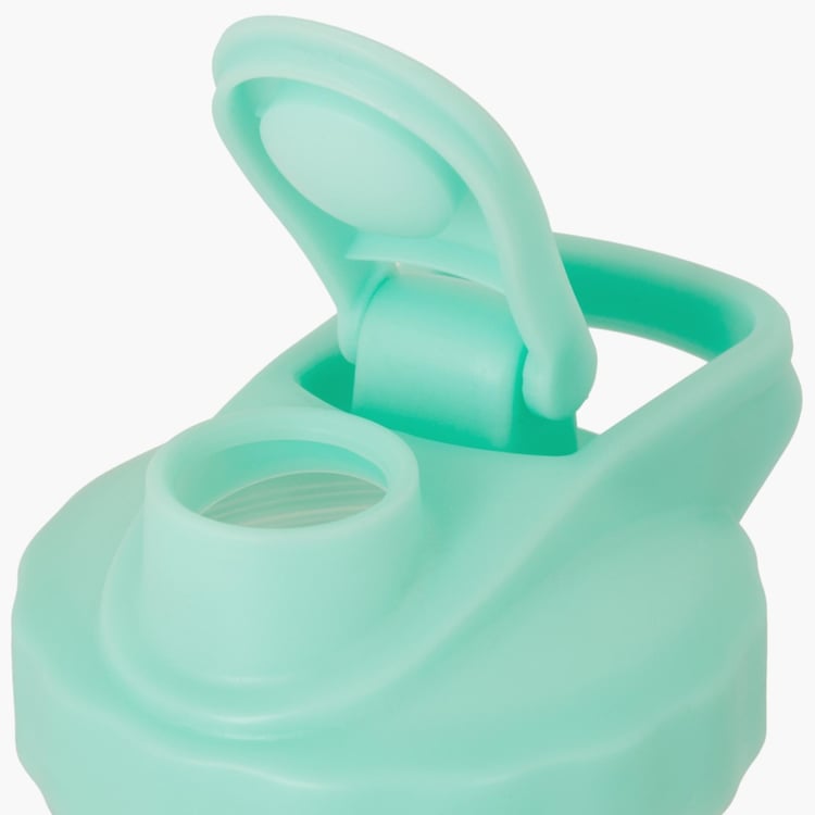 Atlantis-Syria Solid Bottles - Plastic -400ml -Container 7 cm L x 7 cm W x 5 cm HBottle 11 cm L x 22.5 cm H -Blue