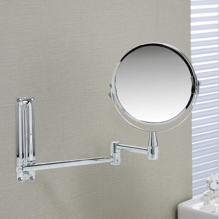 Orion Double Sided Dual Arm Vanity Mirror 1X 5X - 15cm