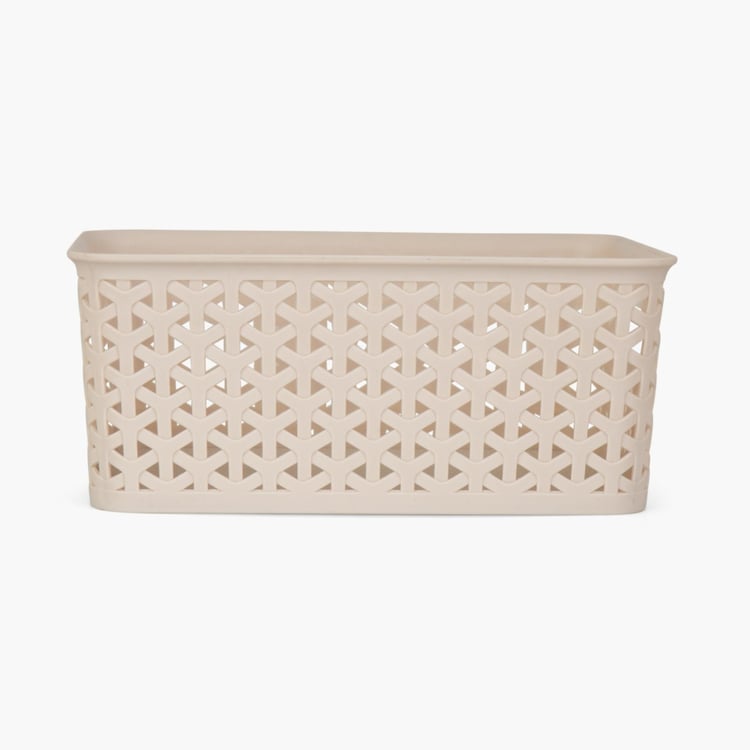 HUDSON Textured Rectangular Open Storage Container