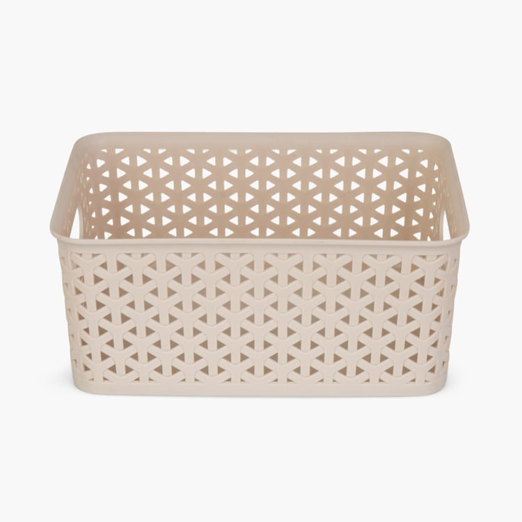 HUDSON Textured Rectangular Open Storage Container