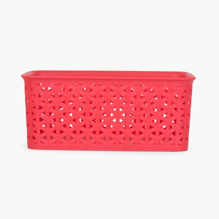 Rectangular Open Back Storage Buy HUDSON Textured Rectangular Open Storage Container from Home Centre ...