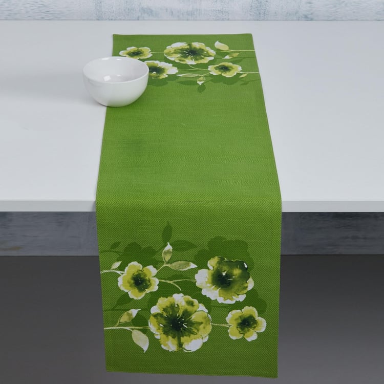 Meadows Printed Reversible Table Runner - 34 x 120 cm