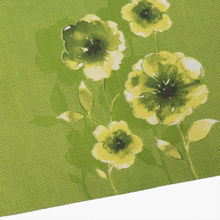 Meadows Tropical Jungle Checkered Table Runner