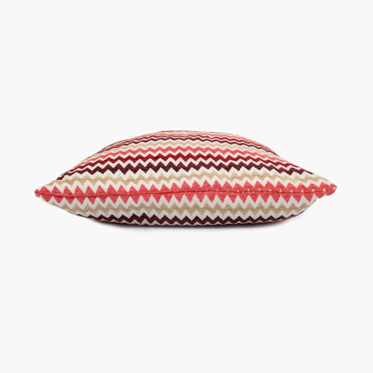 CELEBRATION Chenille Stripe Cushion Covers - Set Of 2 Pcs