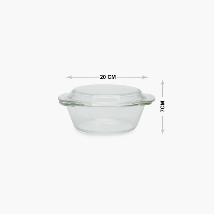 Sweetshop Glass Casserole With Lid - 1000ml