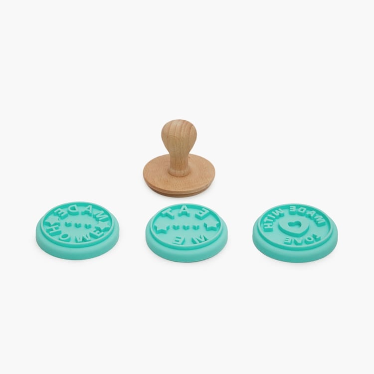 Sweetshop Silicone Round Cookie Stamp-Set of 3