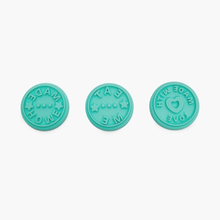 Sweetshop Silicone Round Cookie Stamp-Set of 3