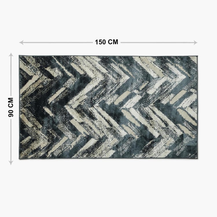 Burnish Printed Rectangular Carpet