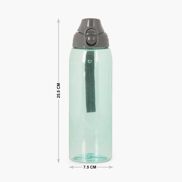 Atlantis-Hydro Solid Bottles - Plastic -900ml -Water Bottle 8 cm  L x 8 cm  W x 25 cm  H -Blue