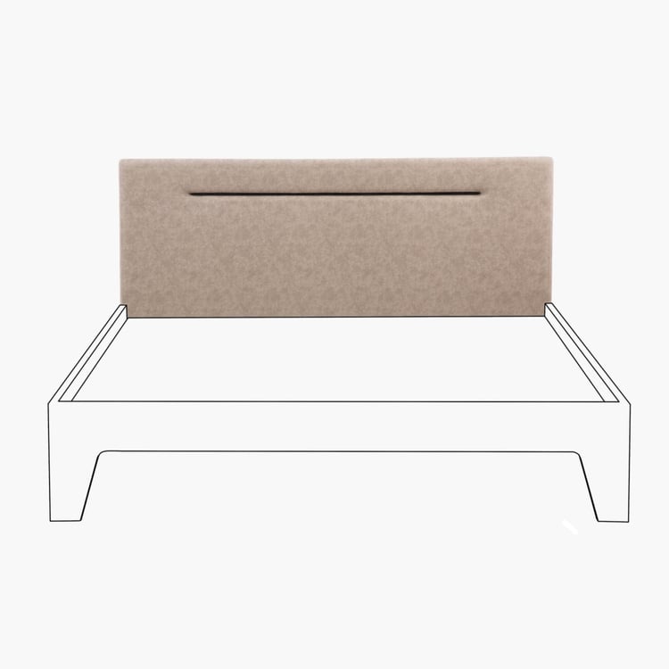 Crystal Linea Queen Size Headboard - 5 x 110 x 159 cm