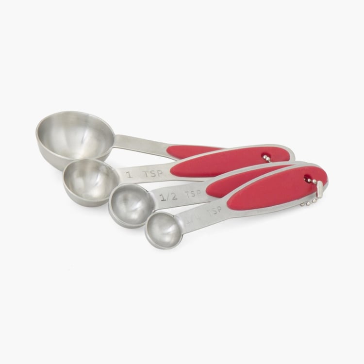 Rosemary Solid Measuring Spoons - Stainless Steel - Measuring Spoons 13 cm x 4 cm -Silver