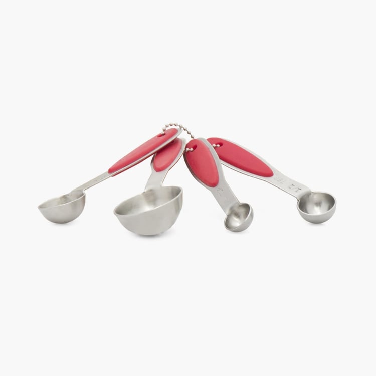 Rosemary Solid Measuring Spoons - Stainless Steel - Measuring Spoons 13 cm x 4 cm -Silver