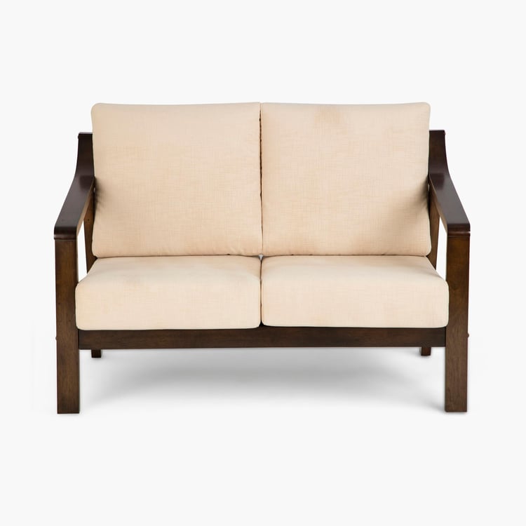 Zara Fabric 2-Seater Sofa - Beige