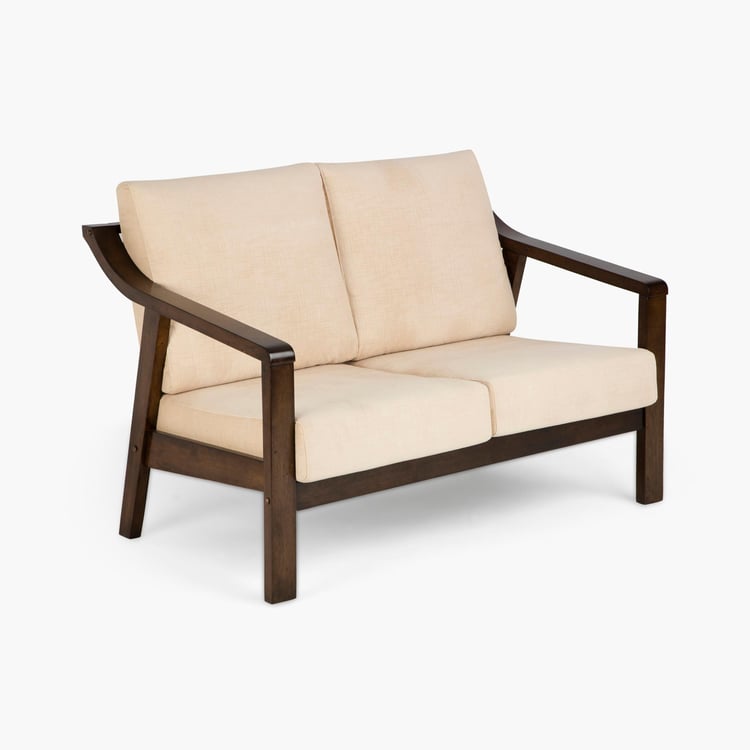 Zara Fabric 2-Seater Sofa - Beige