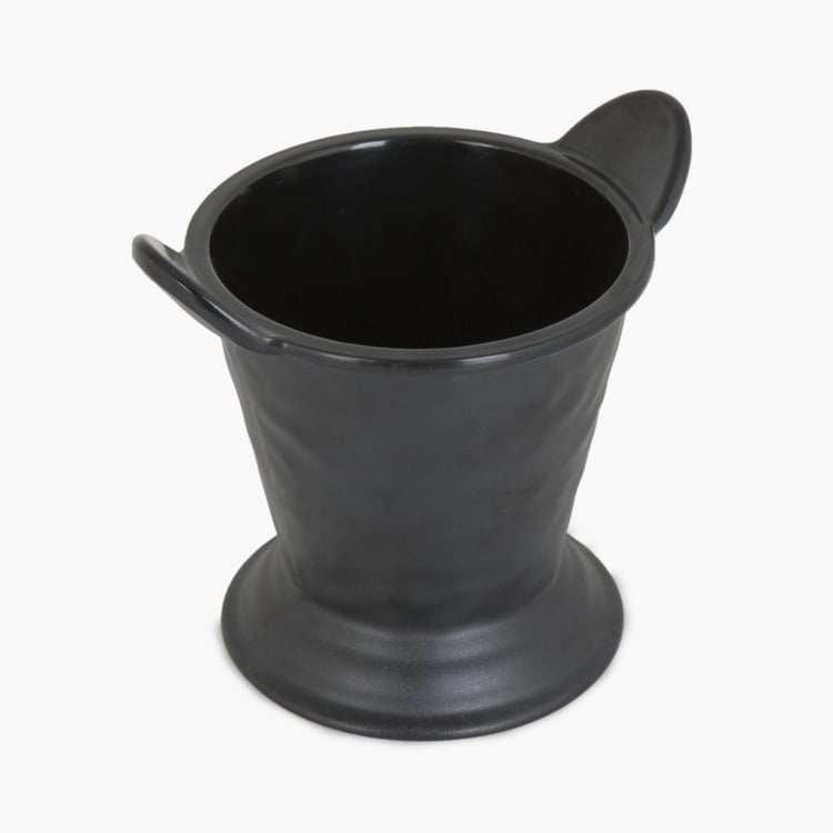 Silvano India Serving Black Melamine Solid Bucket - 11x13cm