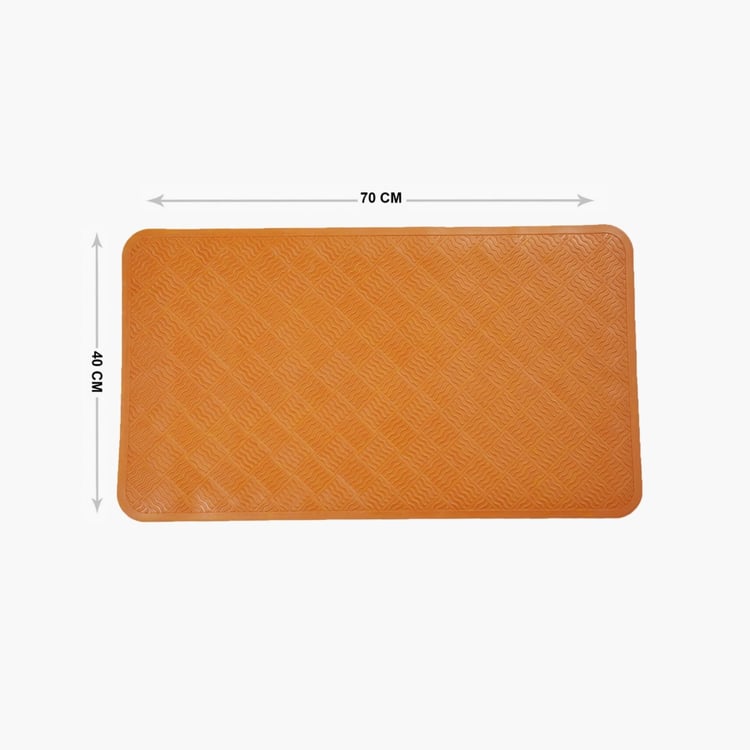 Hudson Devon Textured Rubber Anti-Slip Shower Mat - 40 x 70 cm