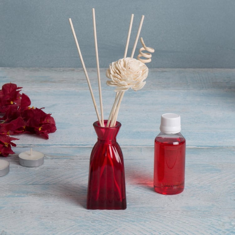 Redolence Bella Glass Reed Diffusers-Set Of 8 Pcs