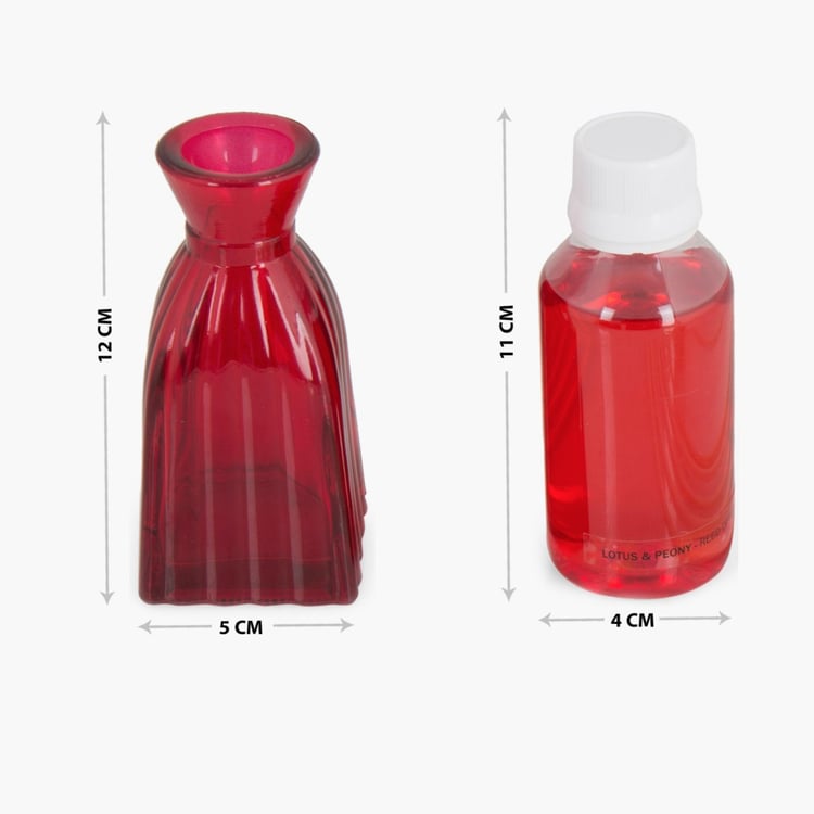 Redolence Bella Glass Reed Diffusers-Set Of 8 Pcs