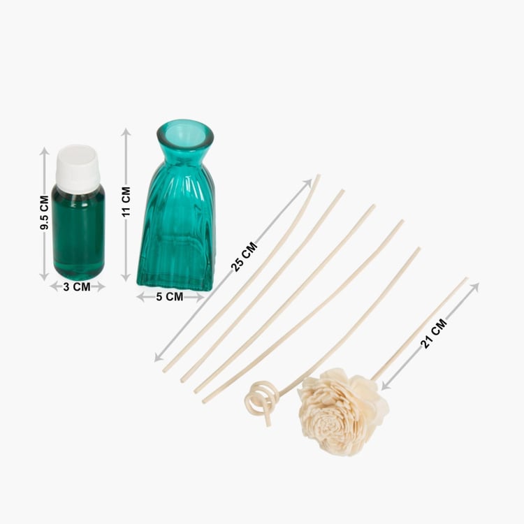 Redolence Bella Glass Reed Diffusers-Set Of 8 Pcs