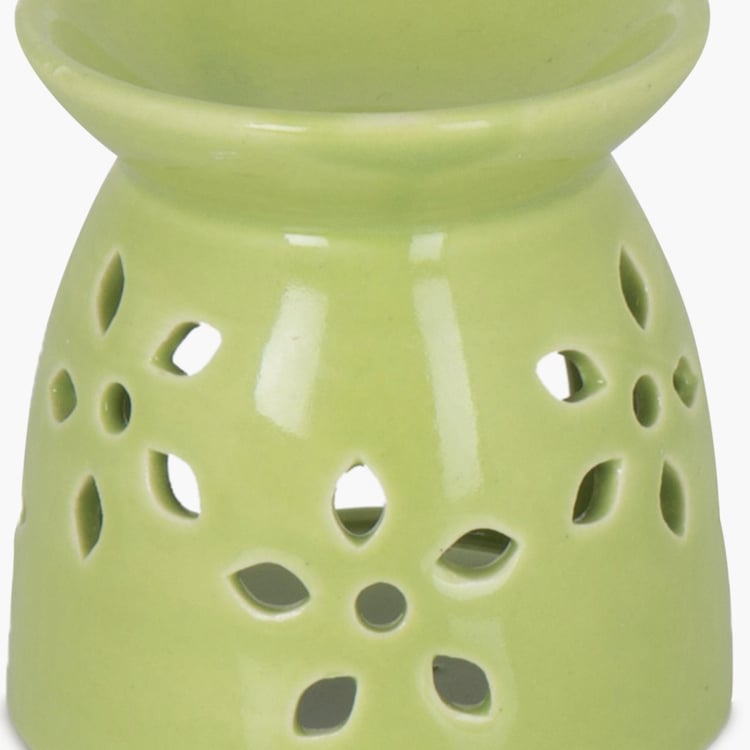 Serene Bouquet Ceramic Burner Set -Set Of 4 Pcs