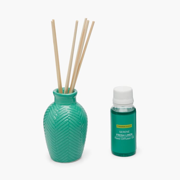 Serene-Bouquet Fresh Linen Reed Diffuser Set- 60 ml.