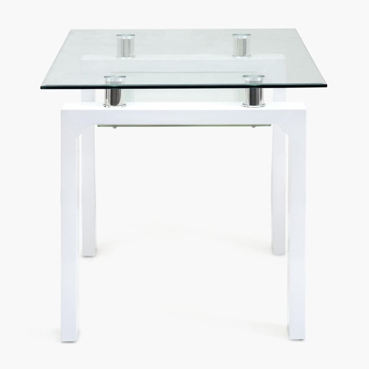 Finn 4-Seater Dining Table without Chairs - White