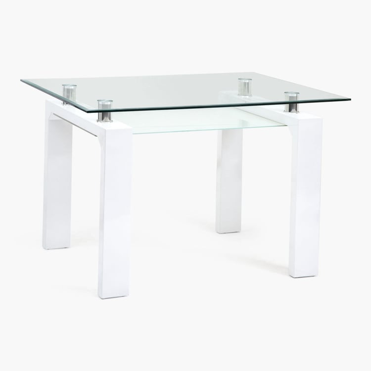 Finn 4-Seater Dining Table without Chairs - White
