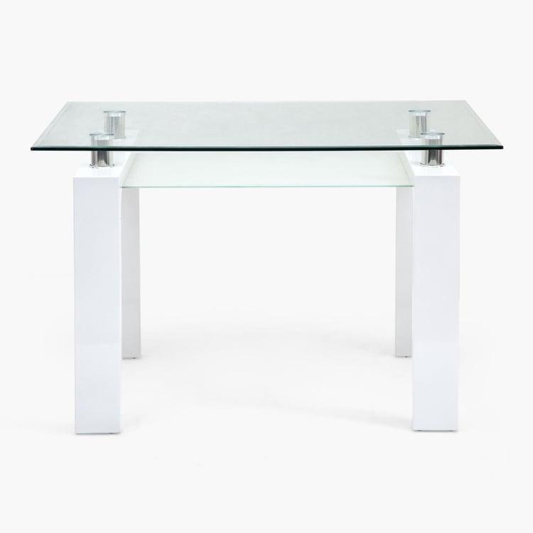 Finn 4-Seater Dining Table without Chairs - White
