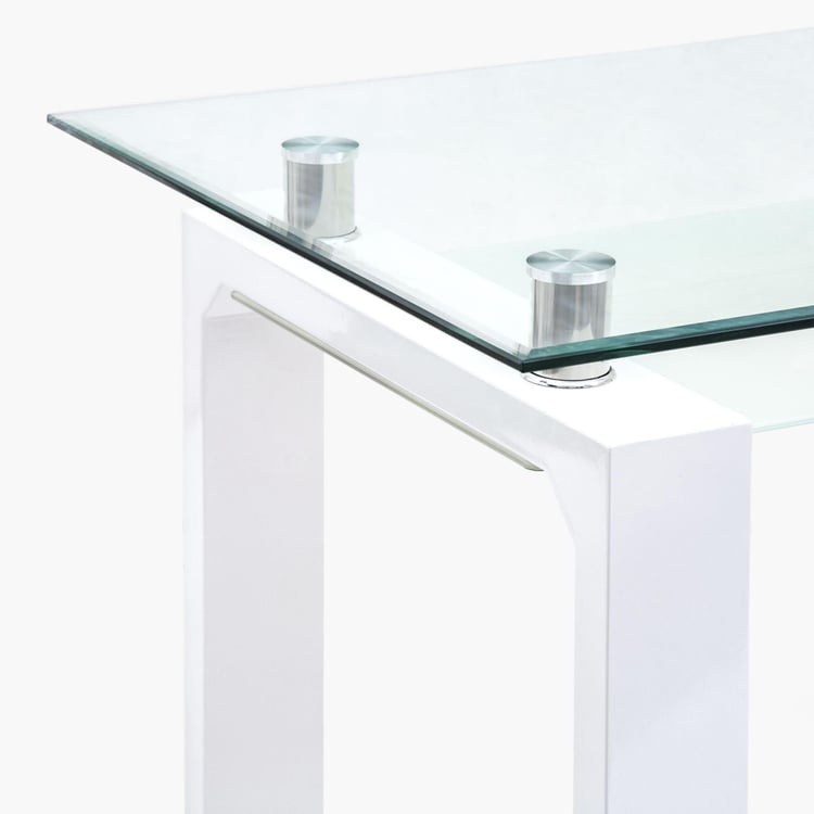 Finn 4-Seater Dining Table without Chairs - White