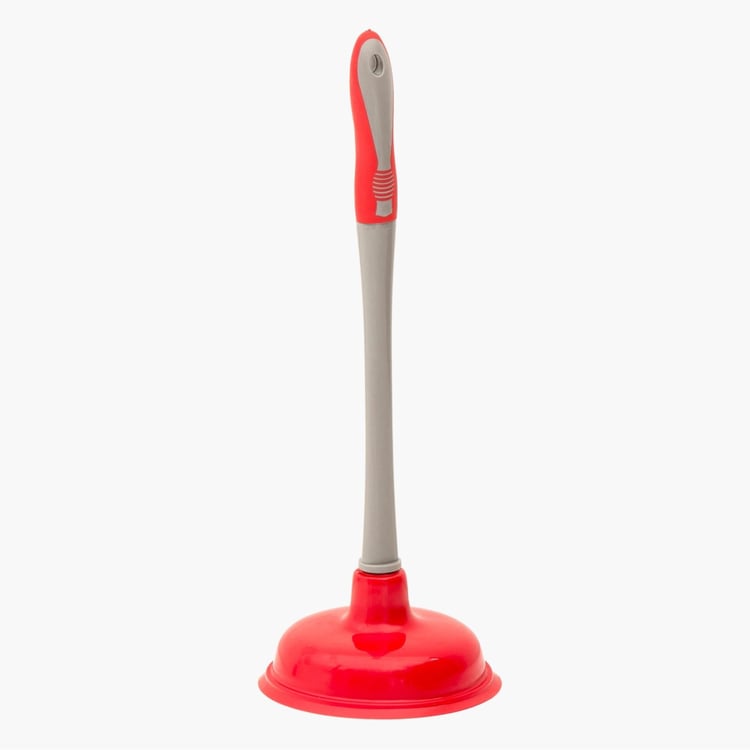 Indus Solid Polypropylene  Plunger  : 17 cm x 17 cm x 41 cm  Red