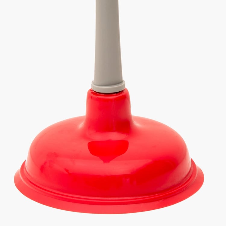 Indus Solid Polypropylene  Plunger  : 17 cm x 17 cm x 41 cm  Red