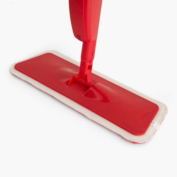 Indus Solid Polypropylene  Spray Mop  : 39 cm x 118 cm  Red