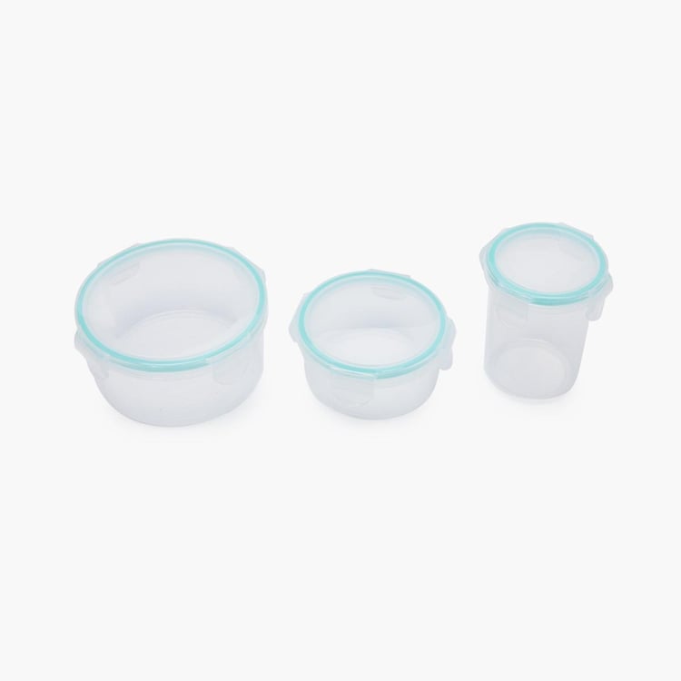 Korobka Set of 4 Polypropylene Lunch Boxes with Bag