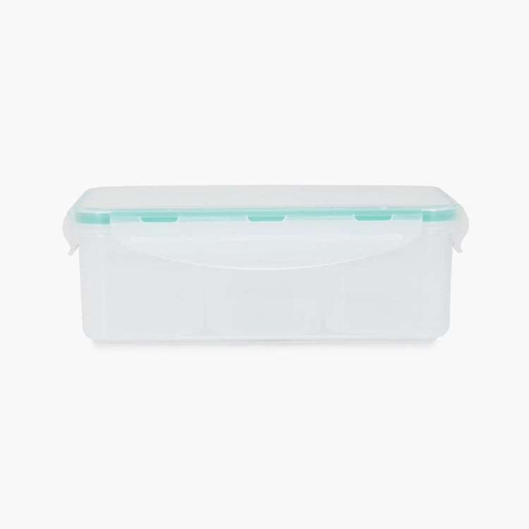 Palestine Canary Transparent Solid Lunch Box With Separators - 800+170ml