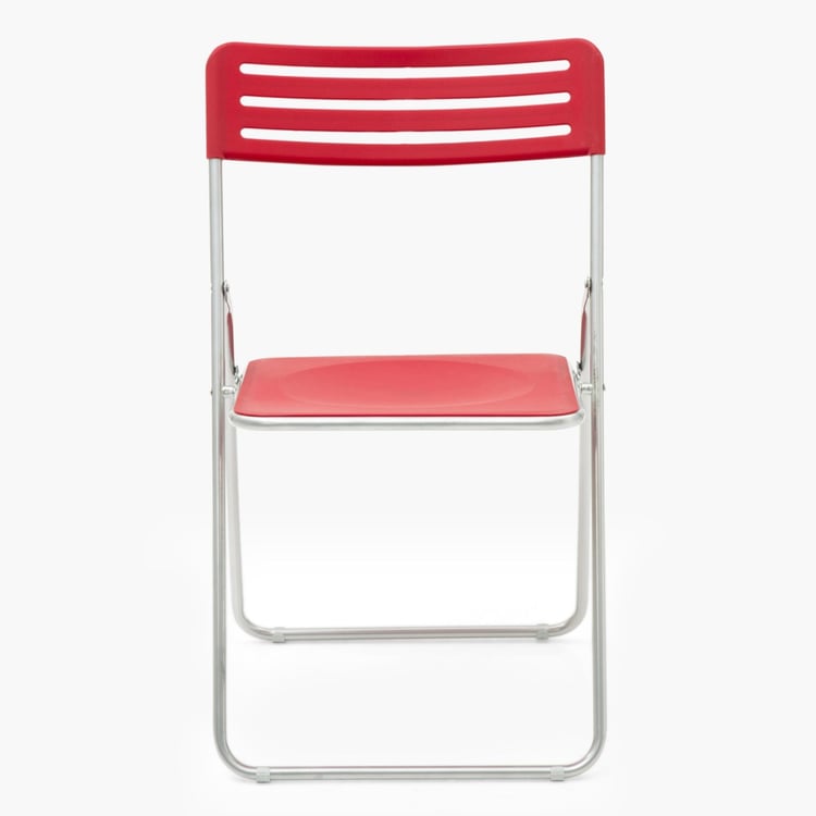 New Reston Contemporary Folding Chair - Red