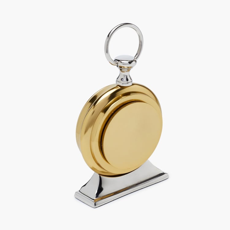 Casablanca Metal Round Table Clock